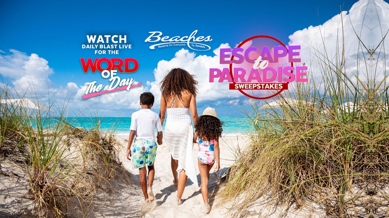 Escape to Paradise Sweepstakes - Word of the Day